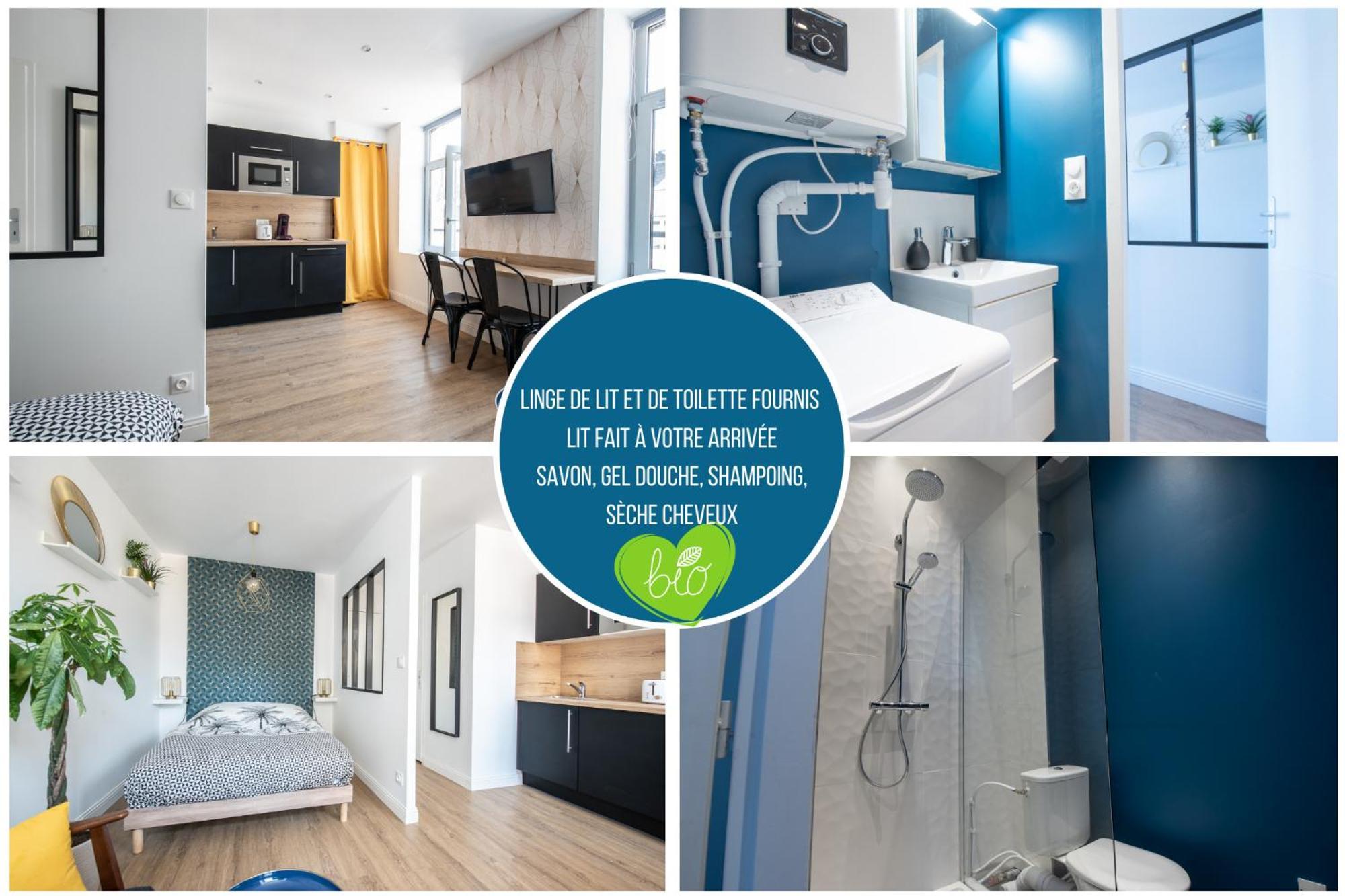 Au Nouveau Boulonnais - 4 Appartements Charmants Pour Couples, Familles Et Groupe D'Amis, Vieille Ville Et Centre Ville De Boulogne Sur Mer Ngoại thất bức ảnh