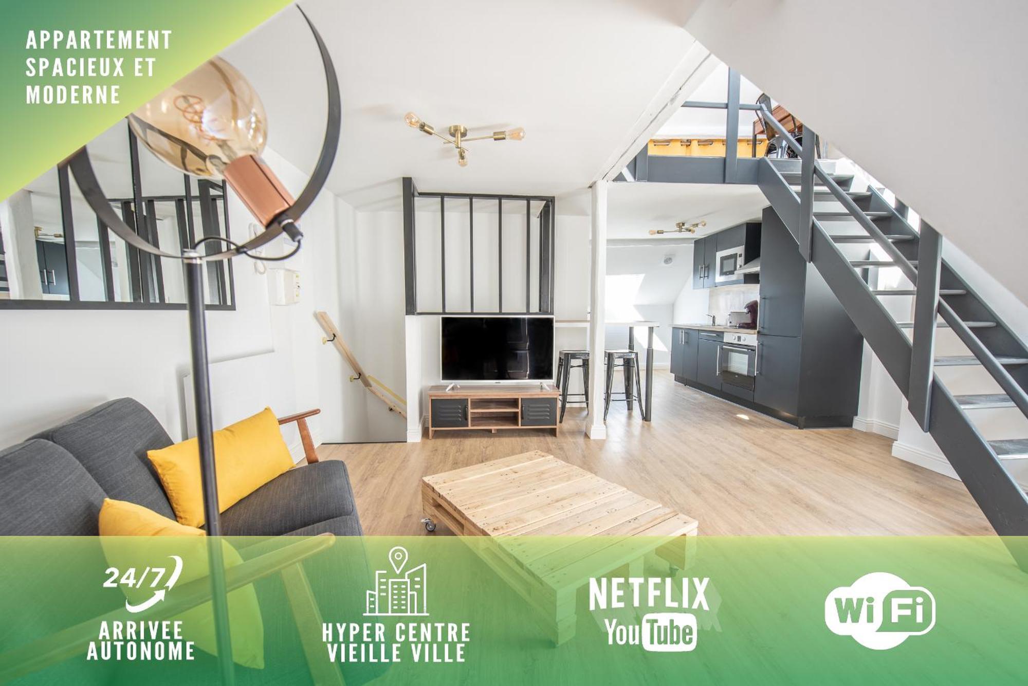 Au Nouveau Boulonnais - 4 Appartements Charmants Pour Couples, Familles Et Groupe D'Amis, Vieille Ville Et Centre Ville De Boulogne Sur Mer Ngoại thất bức ảnh