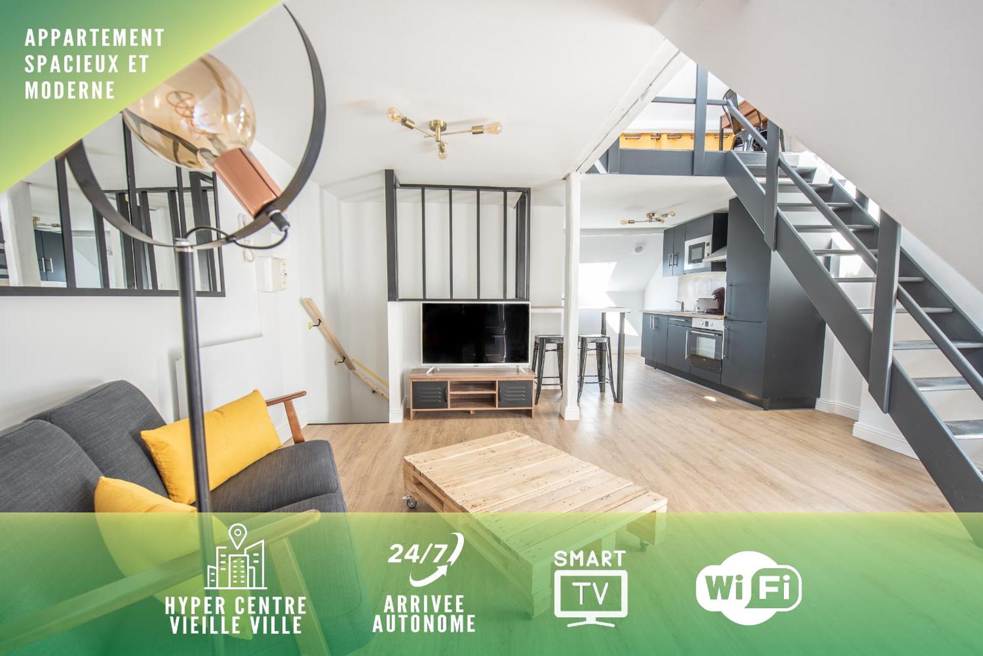 Au Nouveau Boulonnais - 4 Appartements Charmants Pour Couples, Familles Et Groupe D'Amis, Vieille Ville Et Centre Ville De Boulogne Sur Mer Ngoại thất bức ảnh